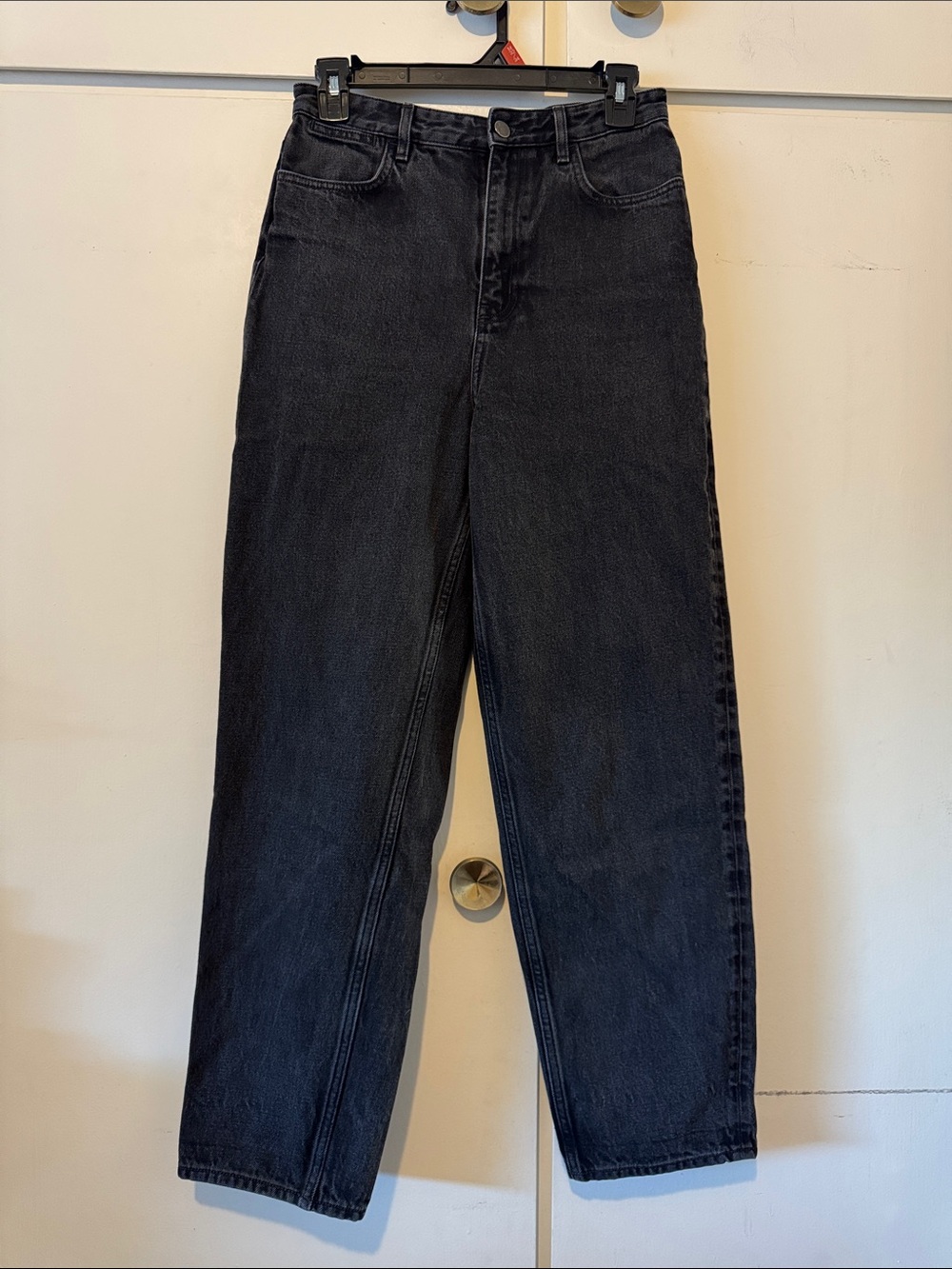 COS Tapered leg high rise ankle length jeans